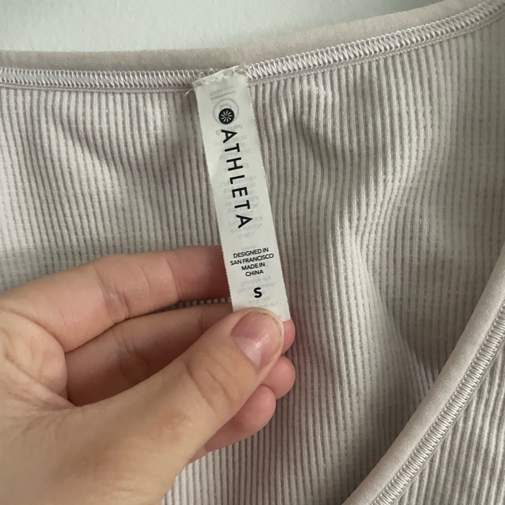 Athleta Aurora Seamless Crop Rib Tank
